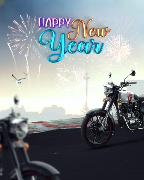 CB KTM Bike 2025 Happy New Year HD Blur Editing Background