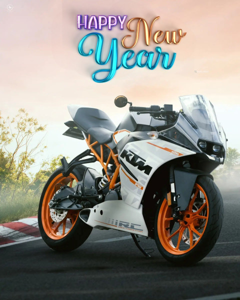CB KTM Bike 2025 Happy New Year HD Editing CB Background