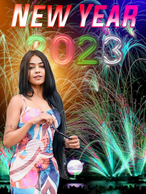 CB Photo Editing 2023 New Year HD Background With Girls (5)