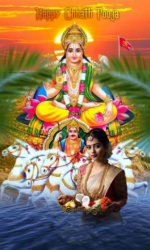 CB Photo Editing Happy Chhath Puja HD Backgrounds