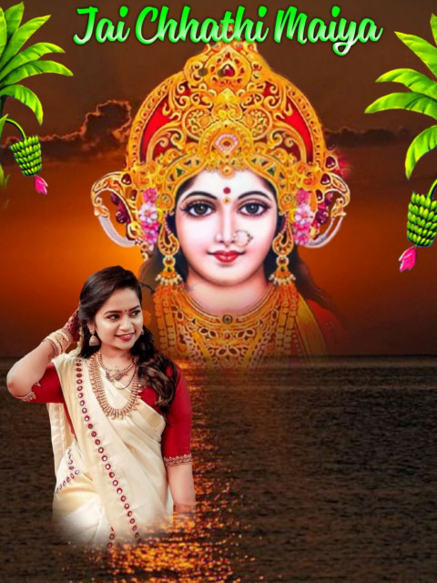 Chhath Puja Background Full HD Download Free With Girls