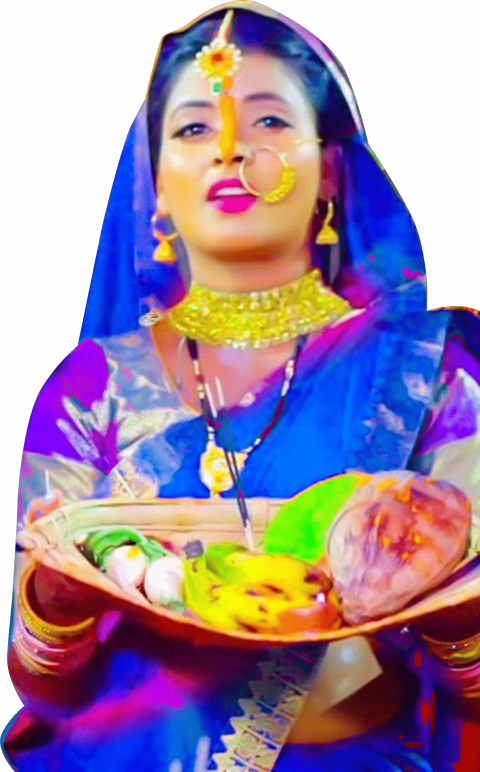 Chhath Puja Girls PNG Images Download Full HD