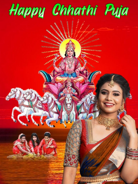 Chhathi Maiya Special Girls CB Photo Background Full HD