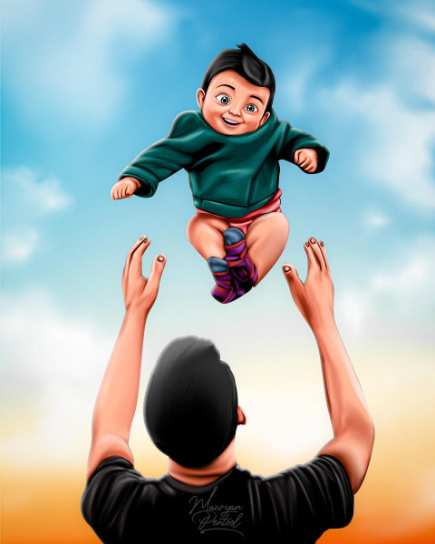 Childhood Wallpaper For Panting Artwork Image