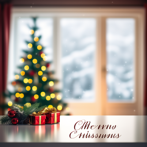 Christmas Editing Cb Blur Background with light effect Tree