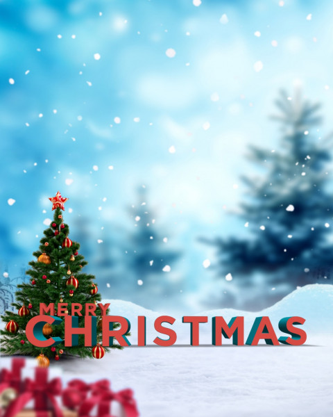 Christmas Picsart Photo Editing Background Full HD