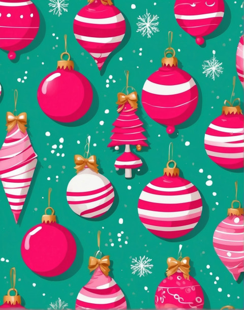 Christmas Tree Pink Background Free Wallpapers HD For Editing New Stcok