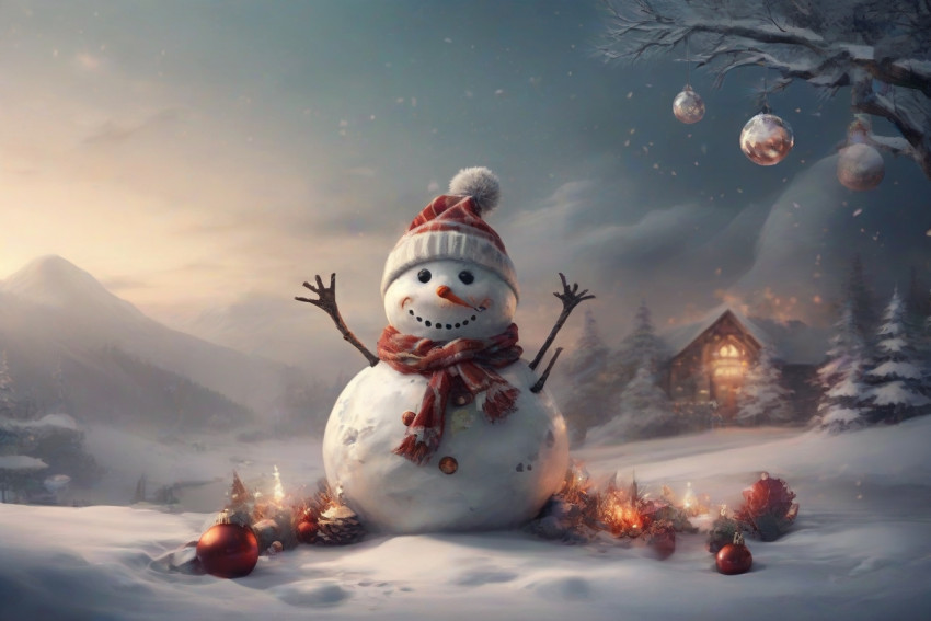 Christmas Wallpaper Snowman Wallpaper For Desktop