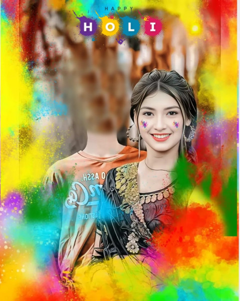 Color Girl Holi Cb Photo Editing Background Free 2025