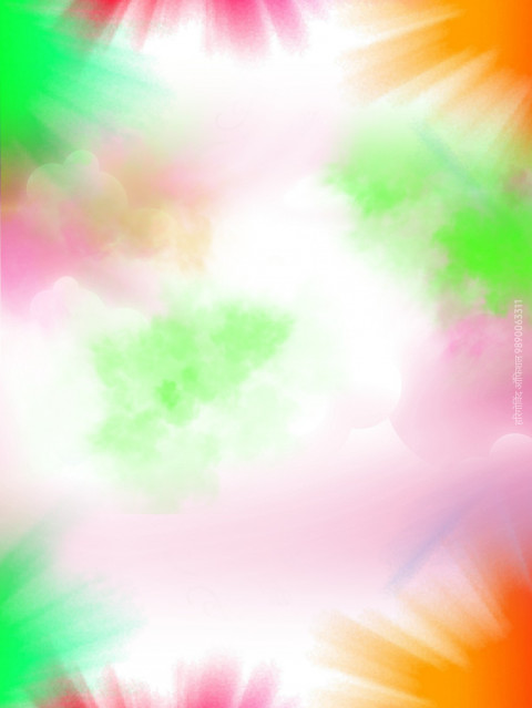 Colorful Happy Holi Background For Photo Editing