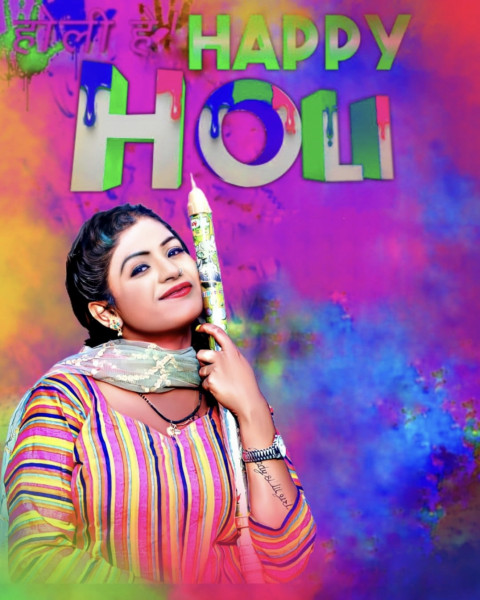 Colorful Holi Background For CB Picsart Editing New