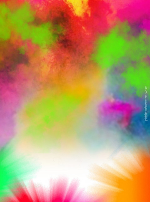 Colorful Picsart Happy Holi Editing Background Free