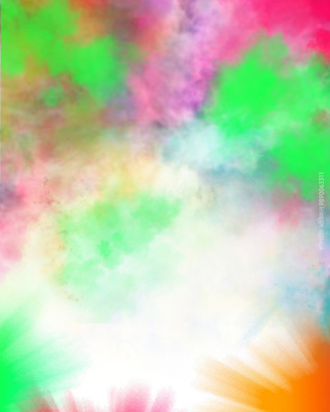 Colorful Picsart Happy Holi Editing Background HD