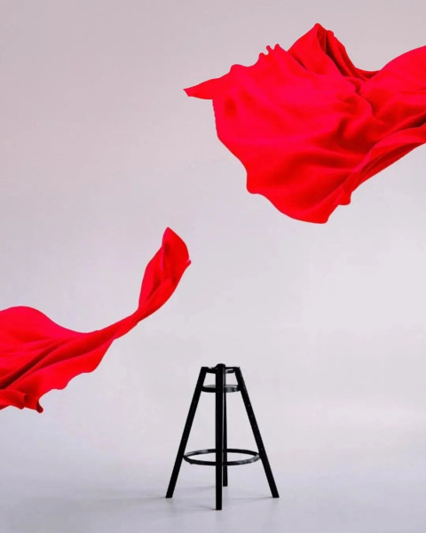 Creative Edit Cool Red Clothos Red Background Stock Images New Wallpaper