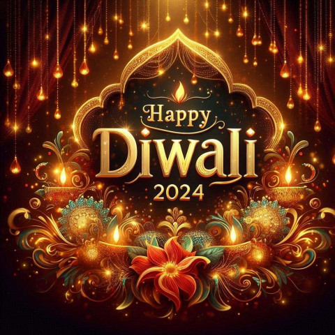 Cover Photo of Firework Diwali Background
