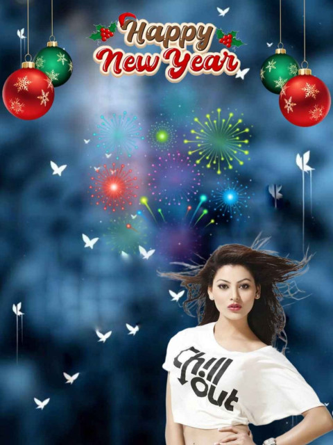 Cute Girl 2025 New Year CB Editing Background HD Images