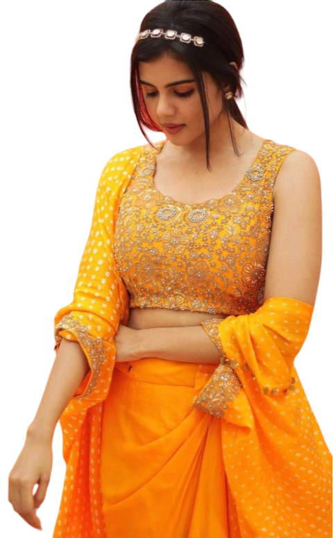 Cute Girl Png Yellow Dress Transparent Background Free