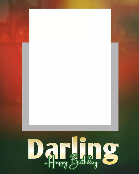 Darling Banner Editing Material Background HD