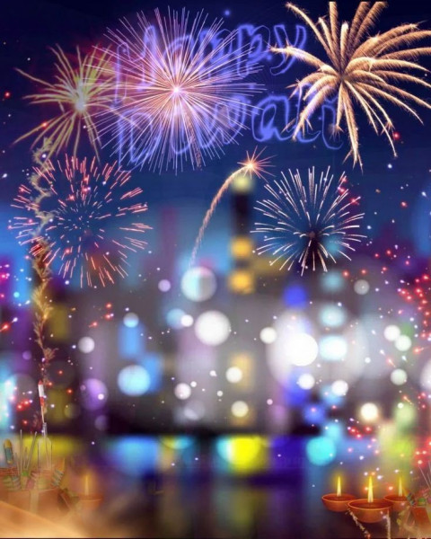 Deepawali Photoshop Editing Background HD Download