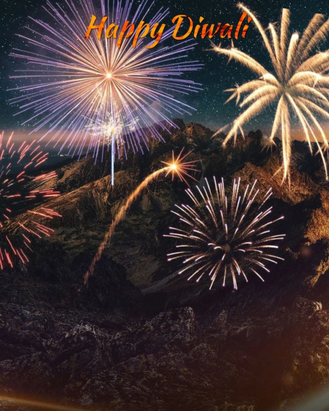 Deepawali Photoshop Firework Editing Background HD