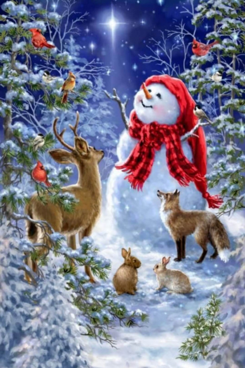 Deer Merry Christmas Day PicsArt Photo Editing Background Hd