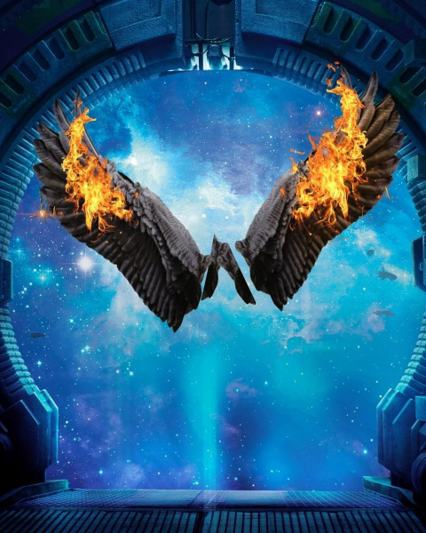 Devil Wing Movie Poster Background HD