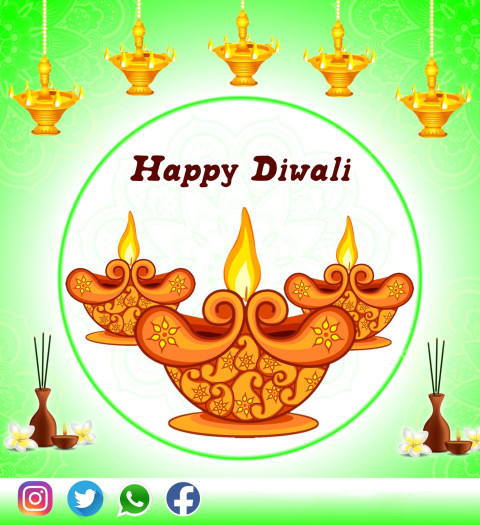 Diwali HD Wishes Wallpapers New For WhatsApp DP Status