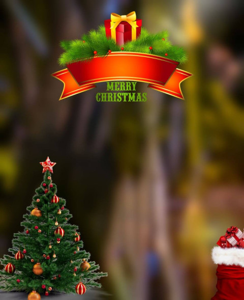 Downlaod Merry Christmas Day CB Editing Background 4k