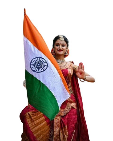Download 26 January Flag Girl PNG transparent Images HD
