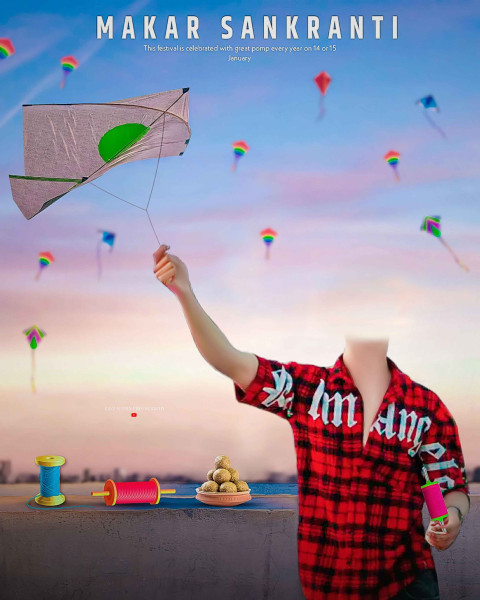 Download CB Makar Sankranti Background For Photoshop Editing Images