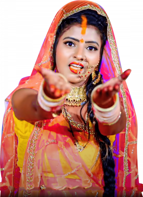 Download Chhath Puja Girl PNG With Transparent Background