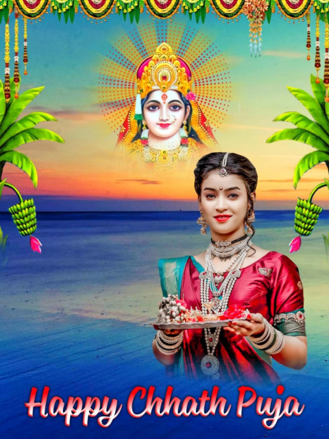 Download Chhath Puja Photo Editing Background With Girls