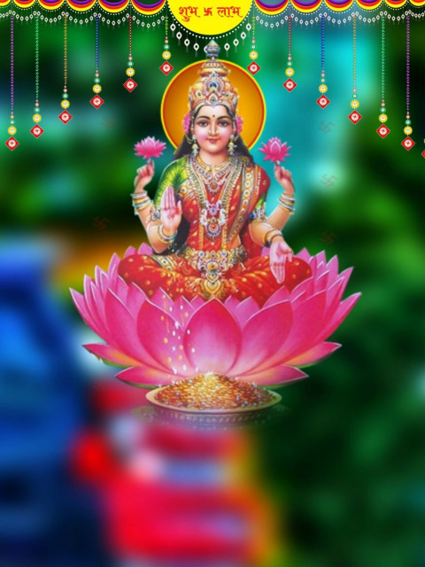 Download Happy Lakshmi Puja CB Background HD for PicsArt Editing