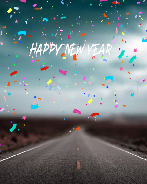 Celebration New Year 2025 Editing Background Full HD