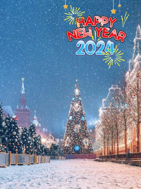Download Picsart New year Background 2024 Wallpaper