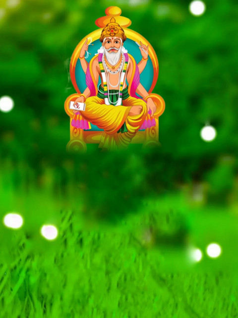 Download Vishwakarma Puja Full HD CB Background Free