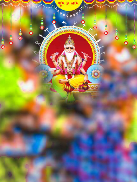 Download Vishwakarma Puja Full HD CB Photo Editing Background New