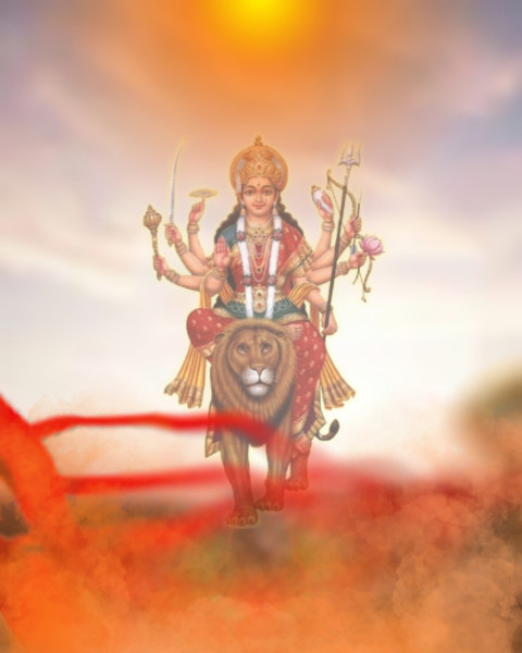Durga Maa Photo Editing Background Downlaod For PicsArt