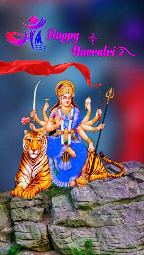 Durga Pooja Photo Editing HD Background Download
