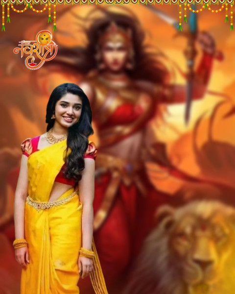 Durga Puja Photo Editing HD Girl Backgrounds For Photoshop Images
