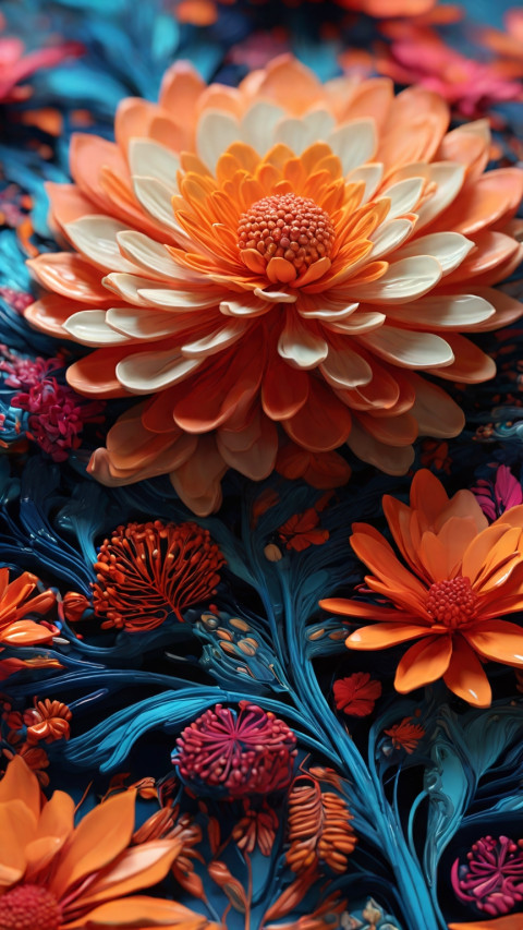 Explore the intricate patterns Wallpaper Free Images Flowers