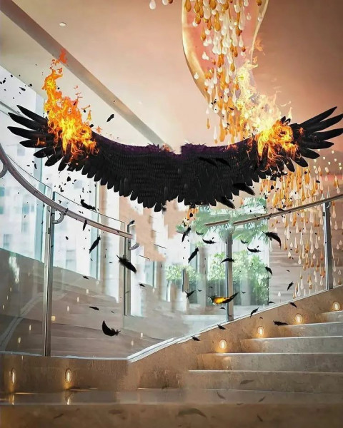 Fire Wing Picsart Background HD For Editing Photoshop