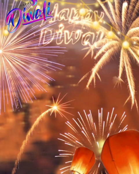 Firework Deepawali Photoshop Editing Background HD