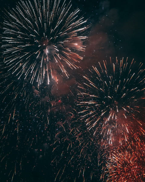 Firework Happy Diwali Background For Picsart Photo Editing