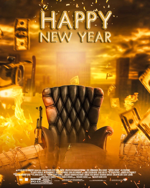 Fireworks 2025 New Year Manipulation Royal Chair Edit Background