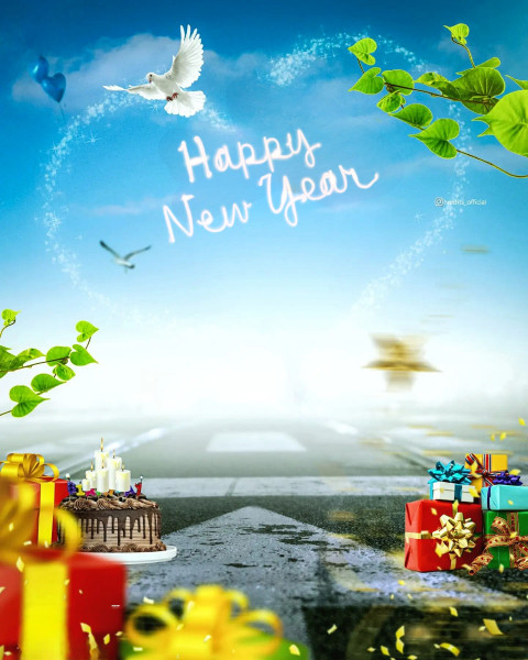 Celebration 2025 Happy New Year Free Background For Editing