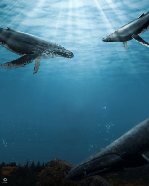 Fish In Water Viral Background New For CB Photo Editing