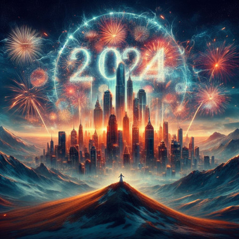 Free 2024 Happy New Year Wishes Images For whatsapp DP