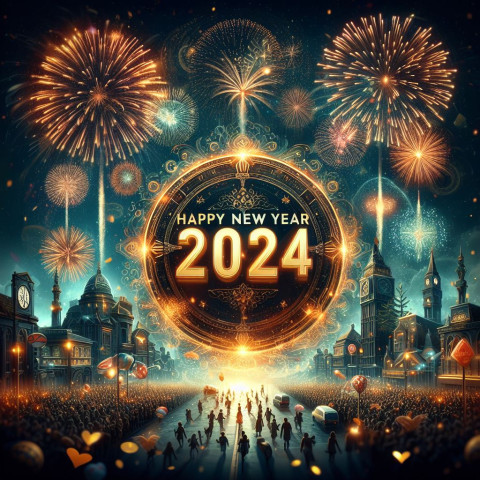 Free 2024 Happy New Year Wishes Images For whatsapp DP