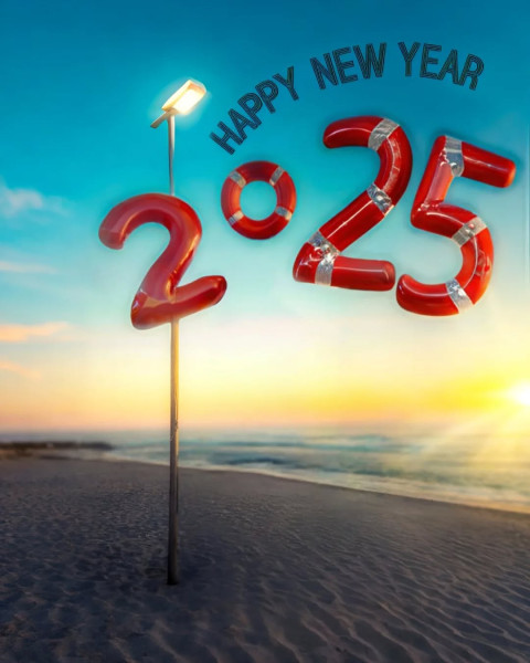 Free 2025 Happy New Year Editing CB Picsart HD Background